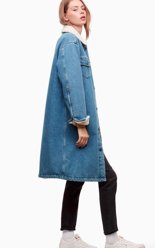 TNA Murad Denim Coat Women s Fashion Clothes on Carousell