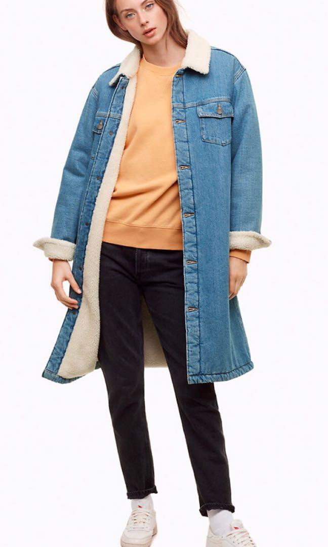 Tna murad online denim coat