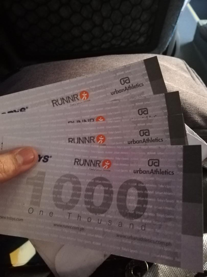 Repriced Tobys Urban Athletics Runnr Gift Certificates Tickets Vouchers Gift Cards Vouchers On Carousell Save up to $80 with 50 restaurants and food delivery coupons, promo codes or sales for february 2021. carousell