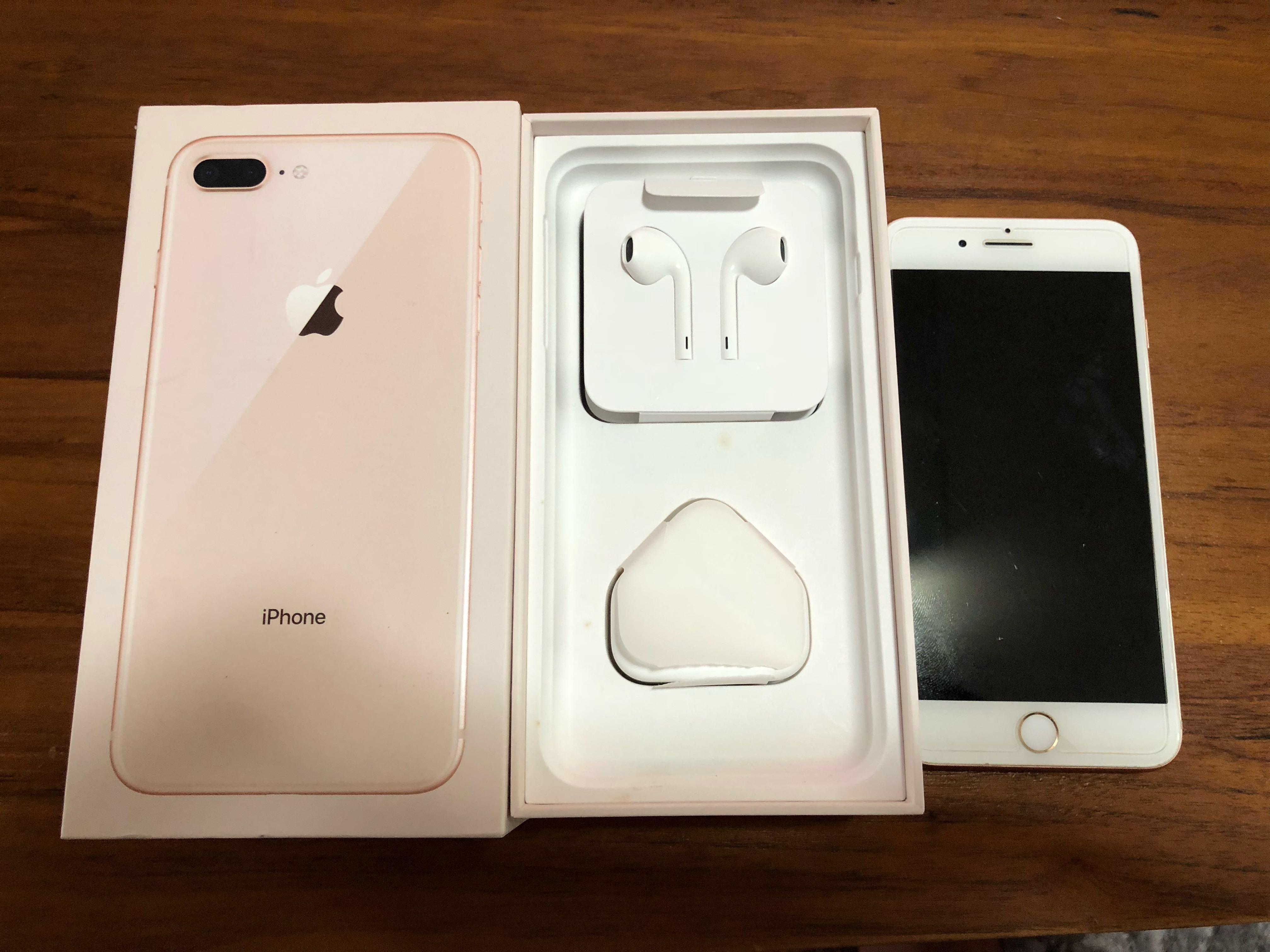 Used Iphone 8 Plus 64gb Rose Gold Mobile Phones Tablets Iphone Iphone 8 Series On Carousell