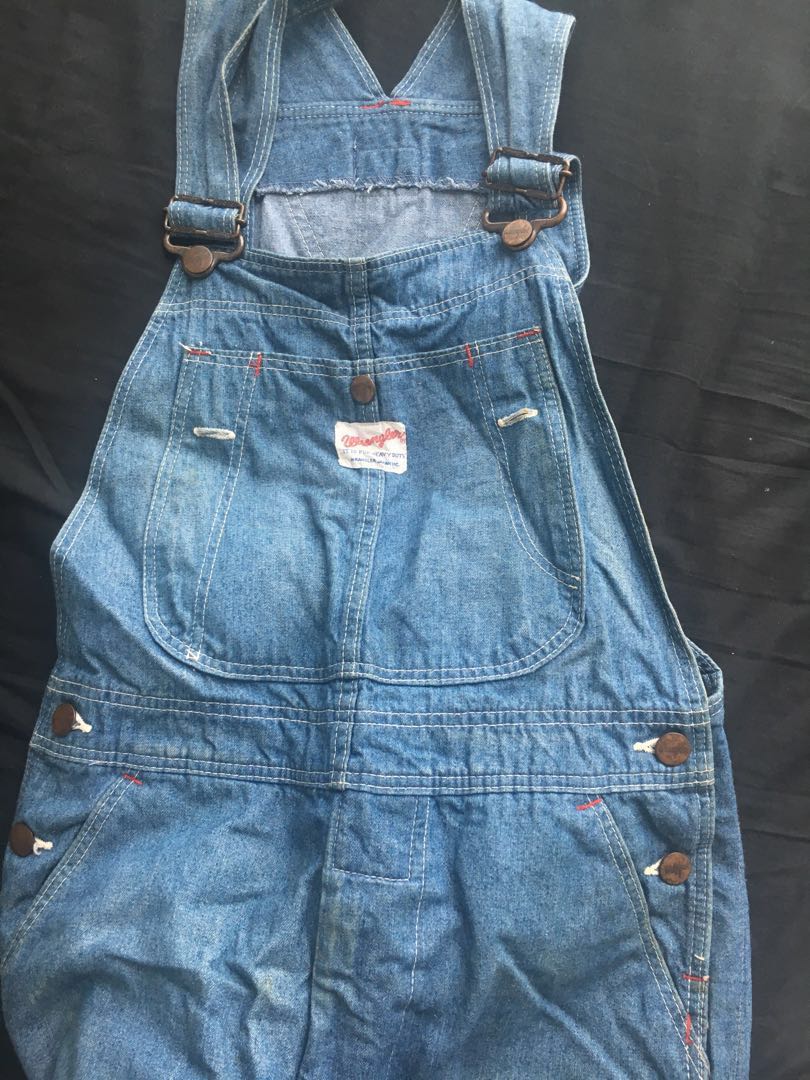Vintage Wrangler Denim Overalls, Women's Fashion, Coats, Jackets and  Outerwear on Carousell