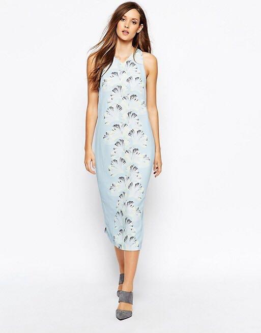 Whistles palm discount print dress