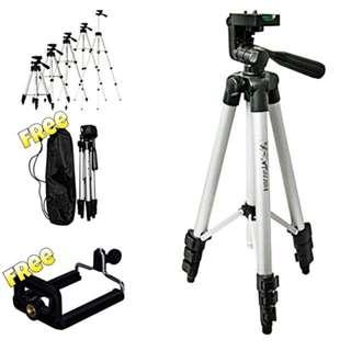 Tripod Aluminum Leg Camera DSLR Smartphone Mobile 3110 ( Ready Stock )