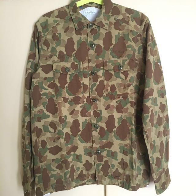 DELUXE CLOTHING Camo Overshirt Men s Fashion Coats Jackets and
