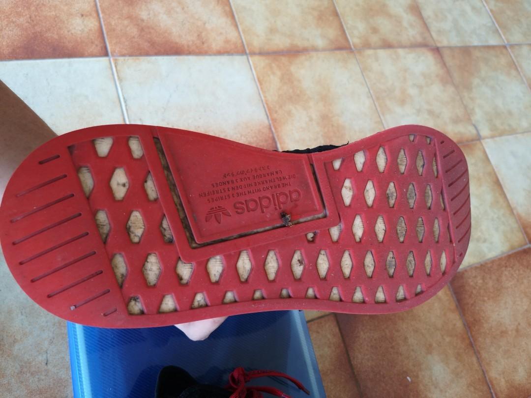 Adidas NMD R2 custom bred Men s Fashion Footwear Sneakers on Carousell