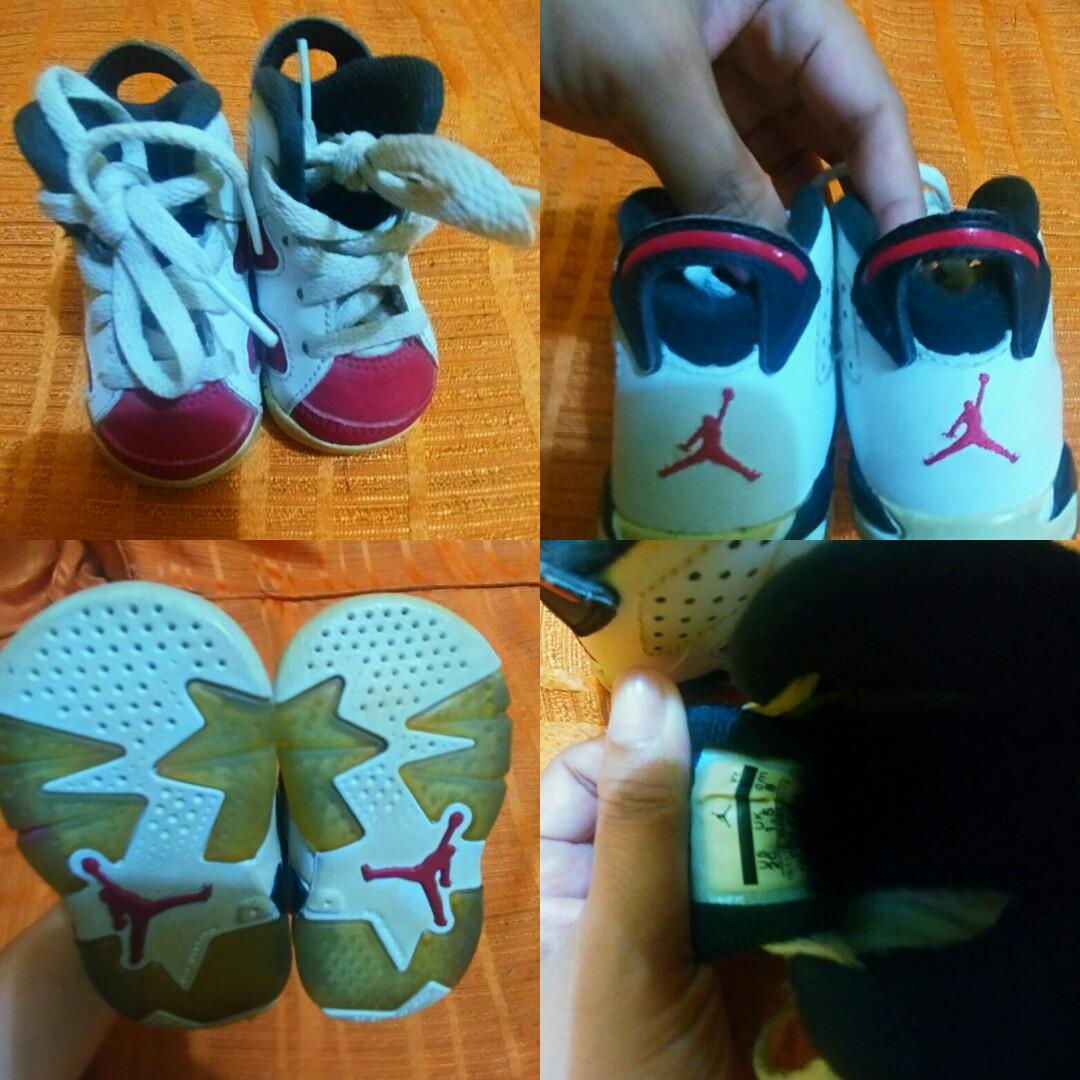 jordan carmine 6 infant