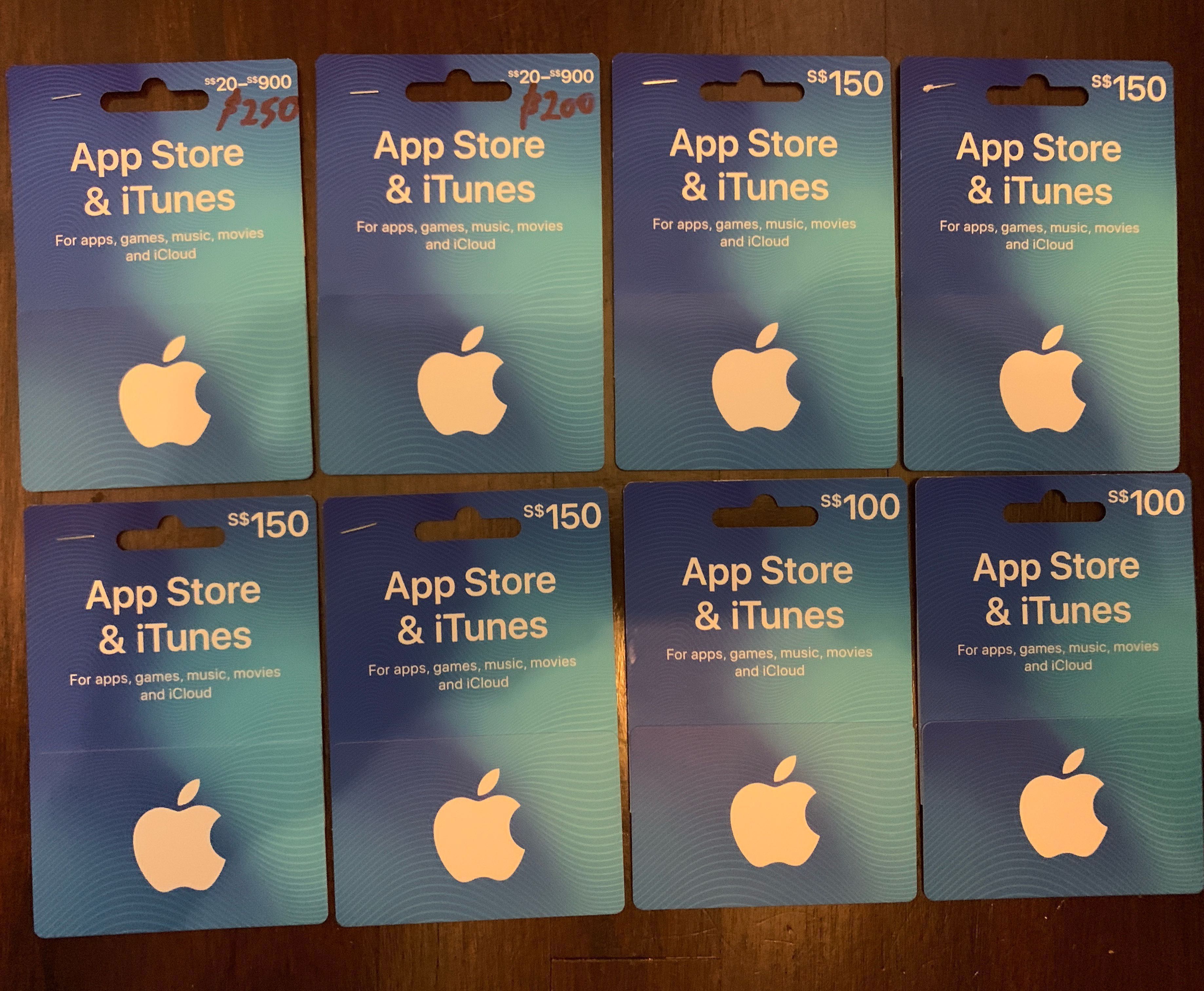 App Store and Apple iTunes gift cards 10 off, Tickets & Vouchers