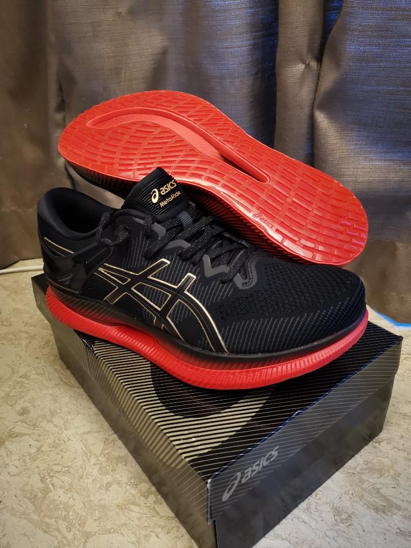 Asics 2019 new arrivals metaride black/classic red