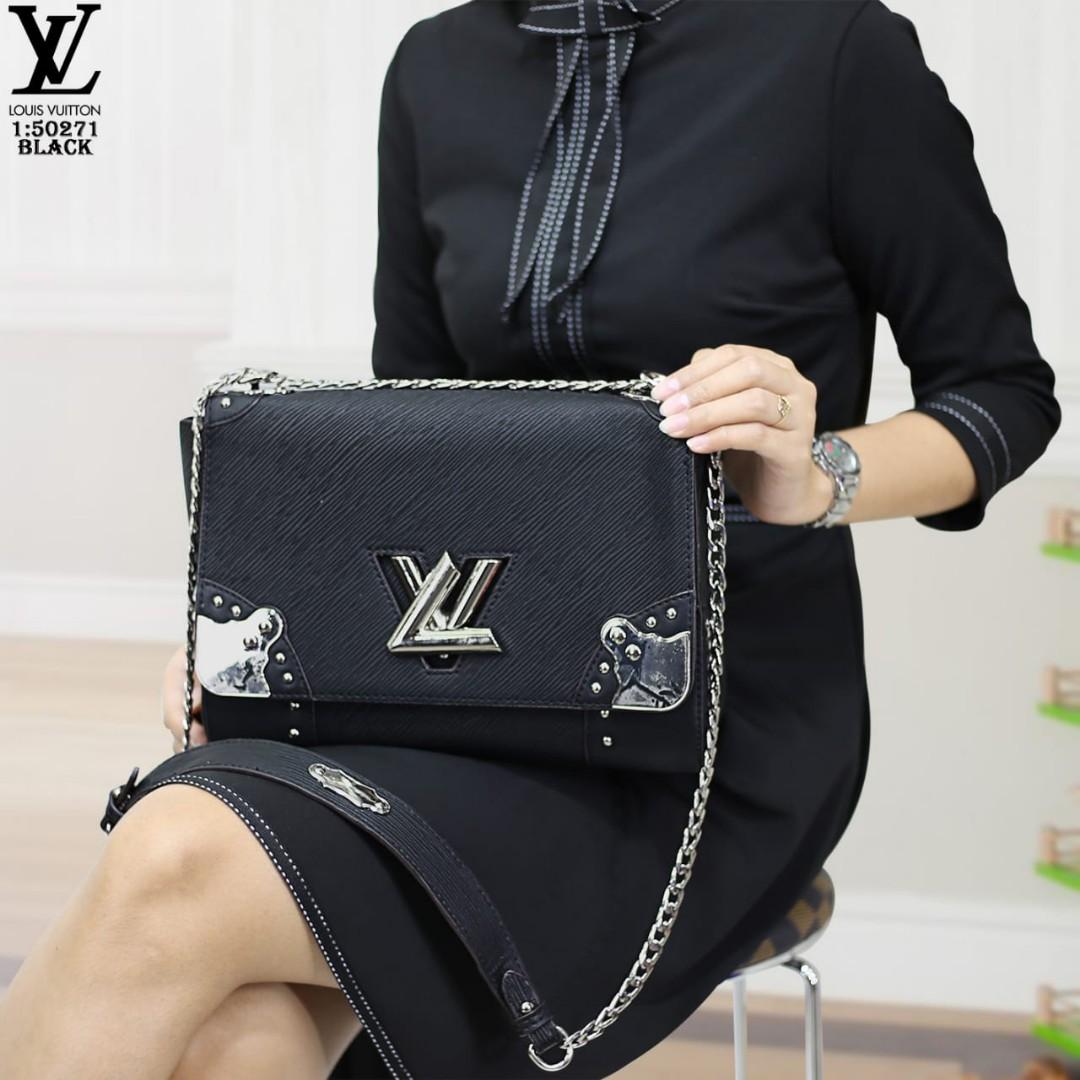 Asli import tas kulit LV, Fesyen Wanita, Tas & Dompet di Carousell