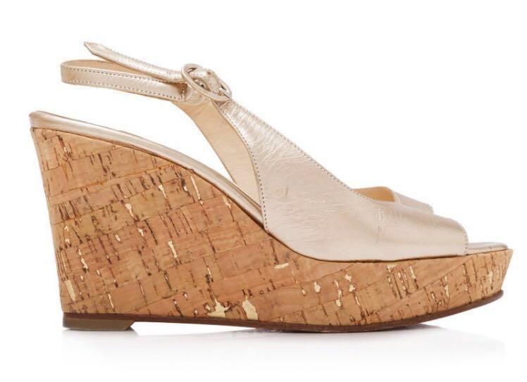 Champagne gold hotsell wedges