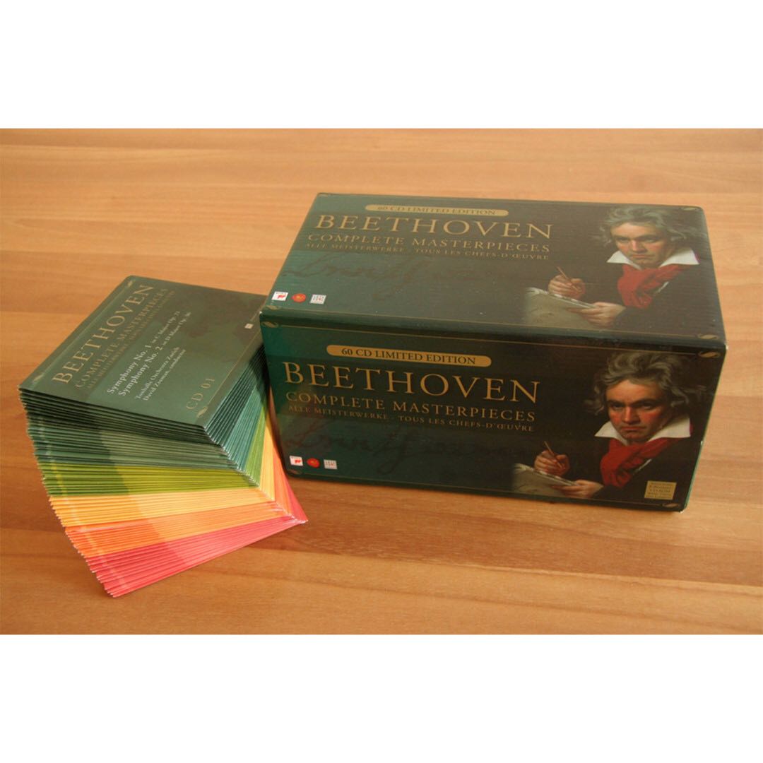 (60CD),　明星周邊-　Carousell　興趣及遊戲,　Beethoven:　Germany　Edition　Limited　收藏品及紀念品,　Complete　Masterpieces