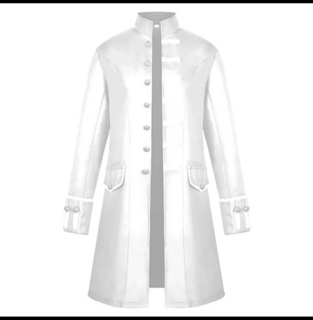 Blazer military vintage men jacket long coat, Men's Fashion, Coats ...