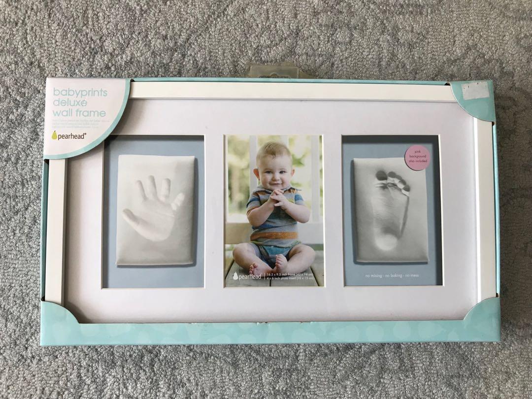 pearhead babyprints hand & foot wall frame