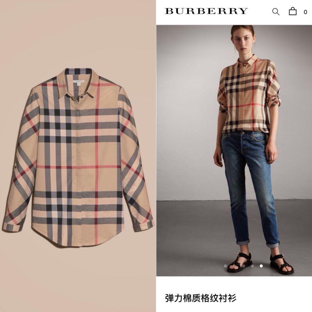 burberry dress shirt womens