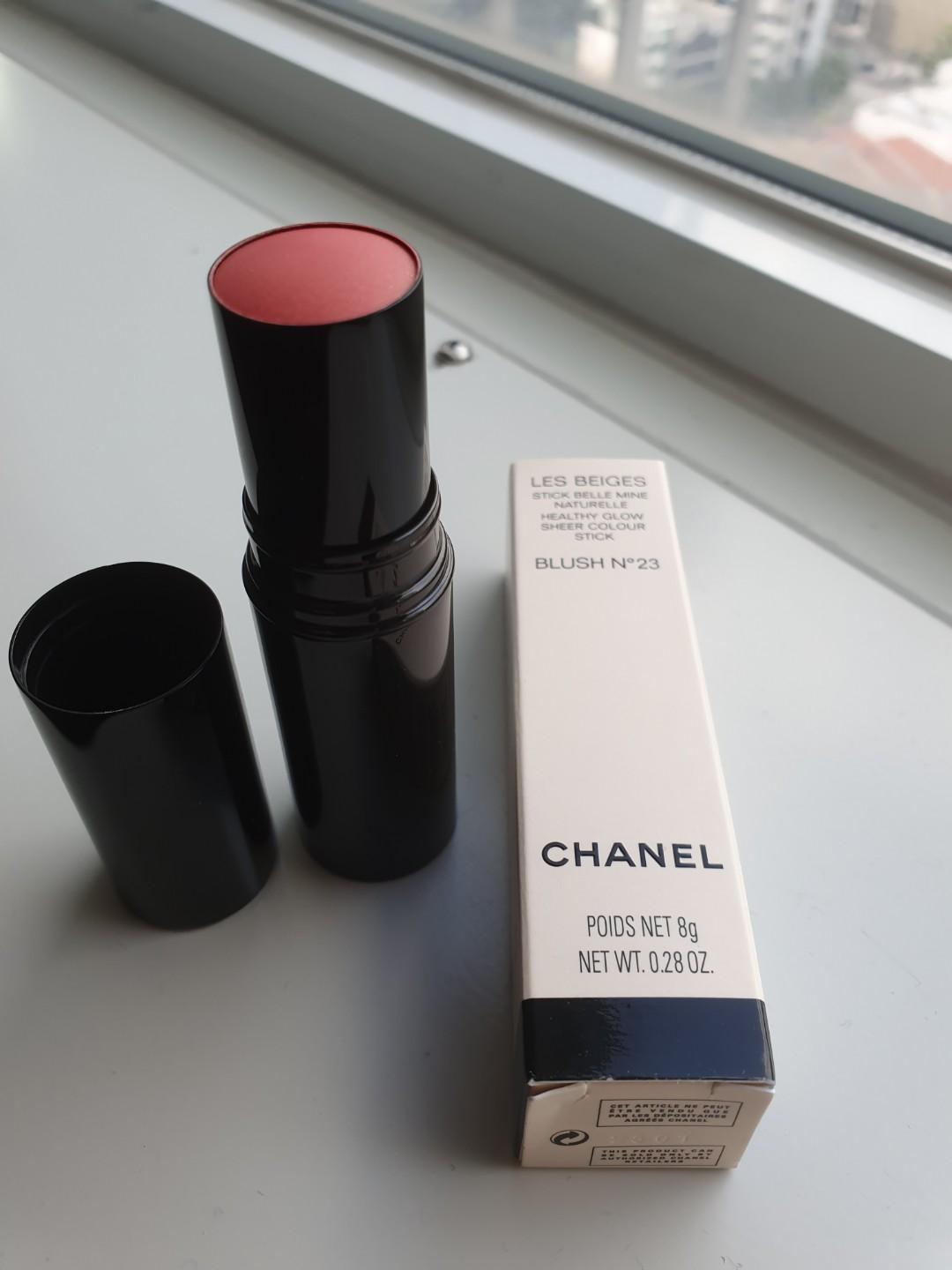 CHANEL LES BEIGES BLUSH STICK NO21 -- DEMO & SWATCHES -- CHANEL SHEER BLUSH.  