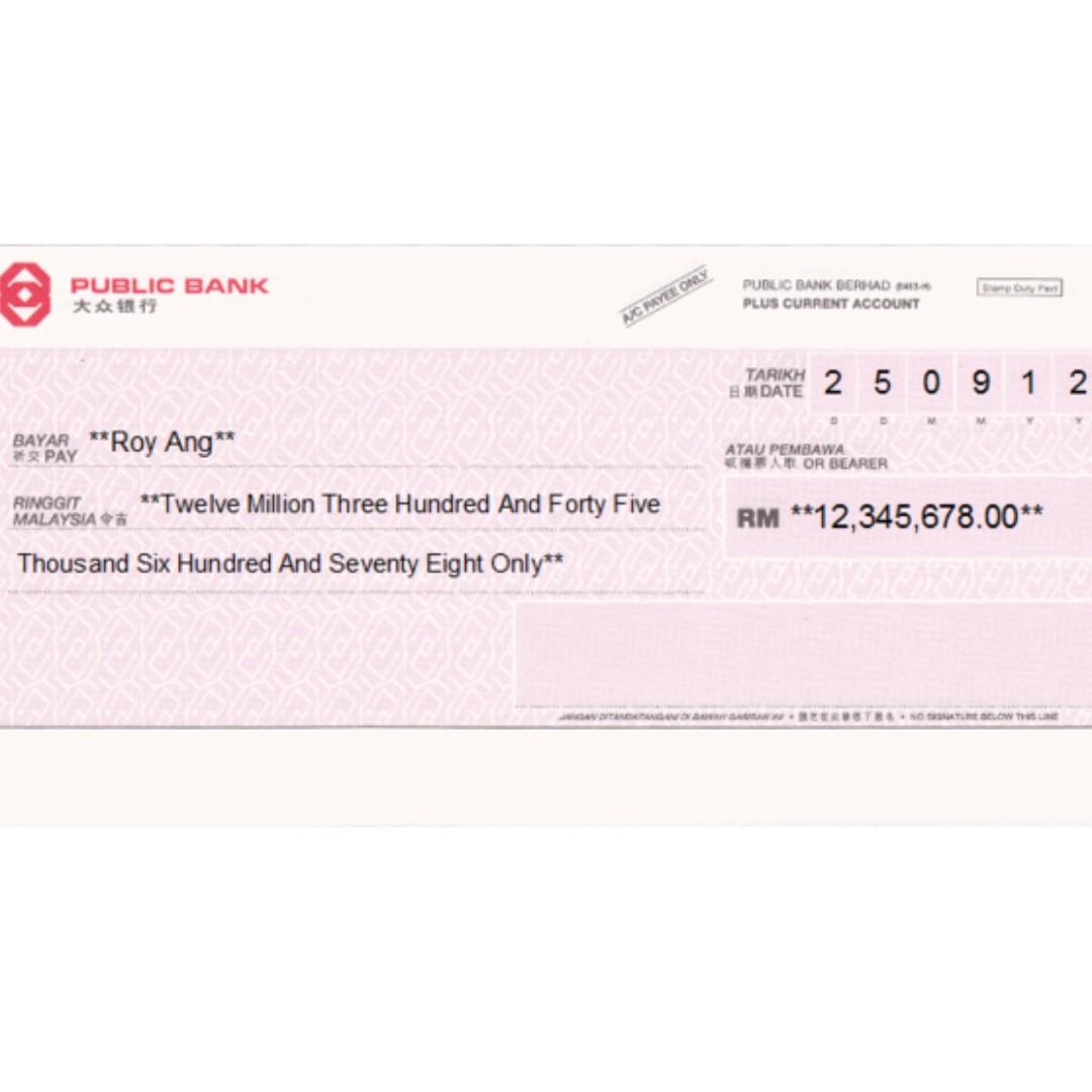 Cheque Writing System (Cheque Writer Software), Computers & Tech, Parts