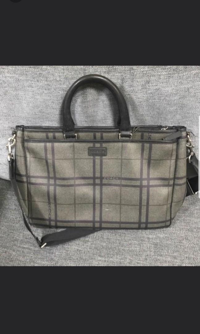 coach mens computer bag
