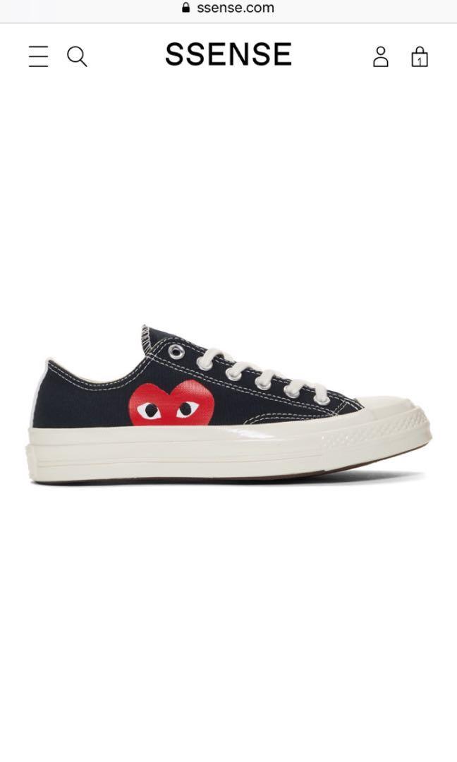 converse cdg ssense