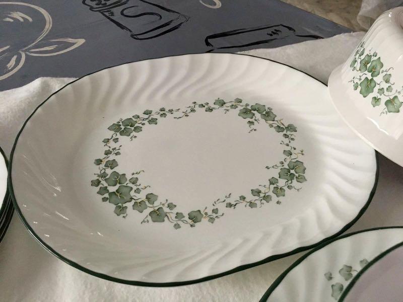 Corelle crockery set, Furniture & Home Living, Kitchenware & Tableware