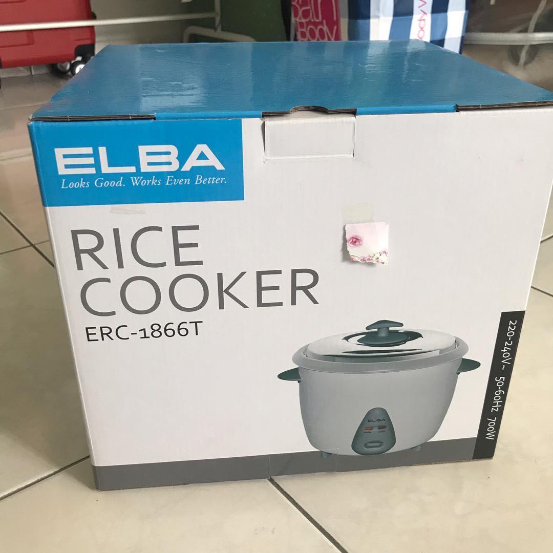 Elba rice cooker, TV & Home Appliances, Kitchen Appliances, Cookers on