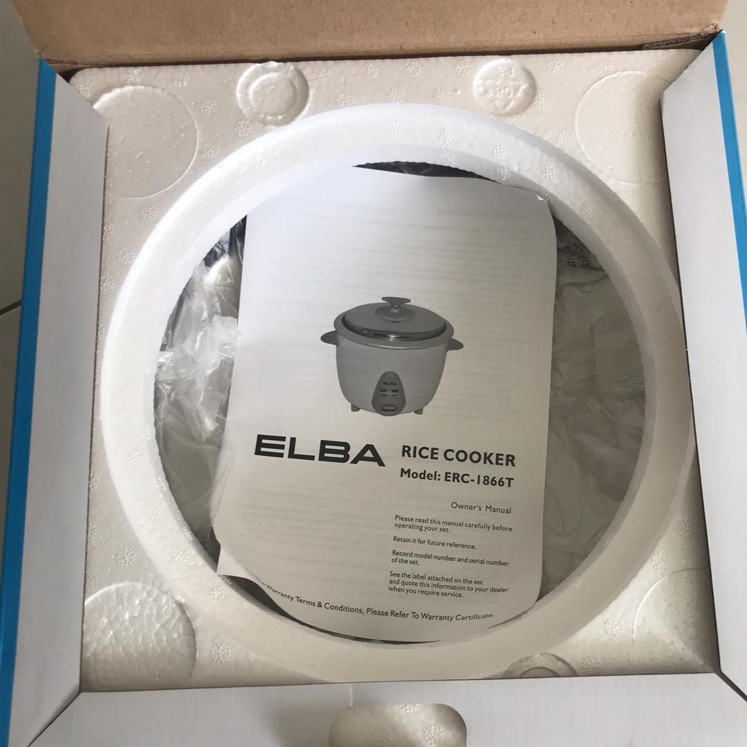 Elba rice cooker, TV & Home Appliances, Kitchen Appliances, Cookers on