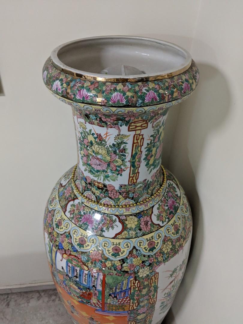 Extra Large Porcelain Chinese Antique Vase, Furniture & Home Living
