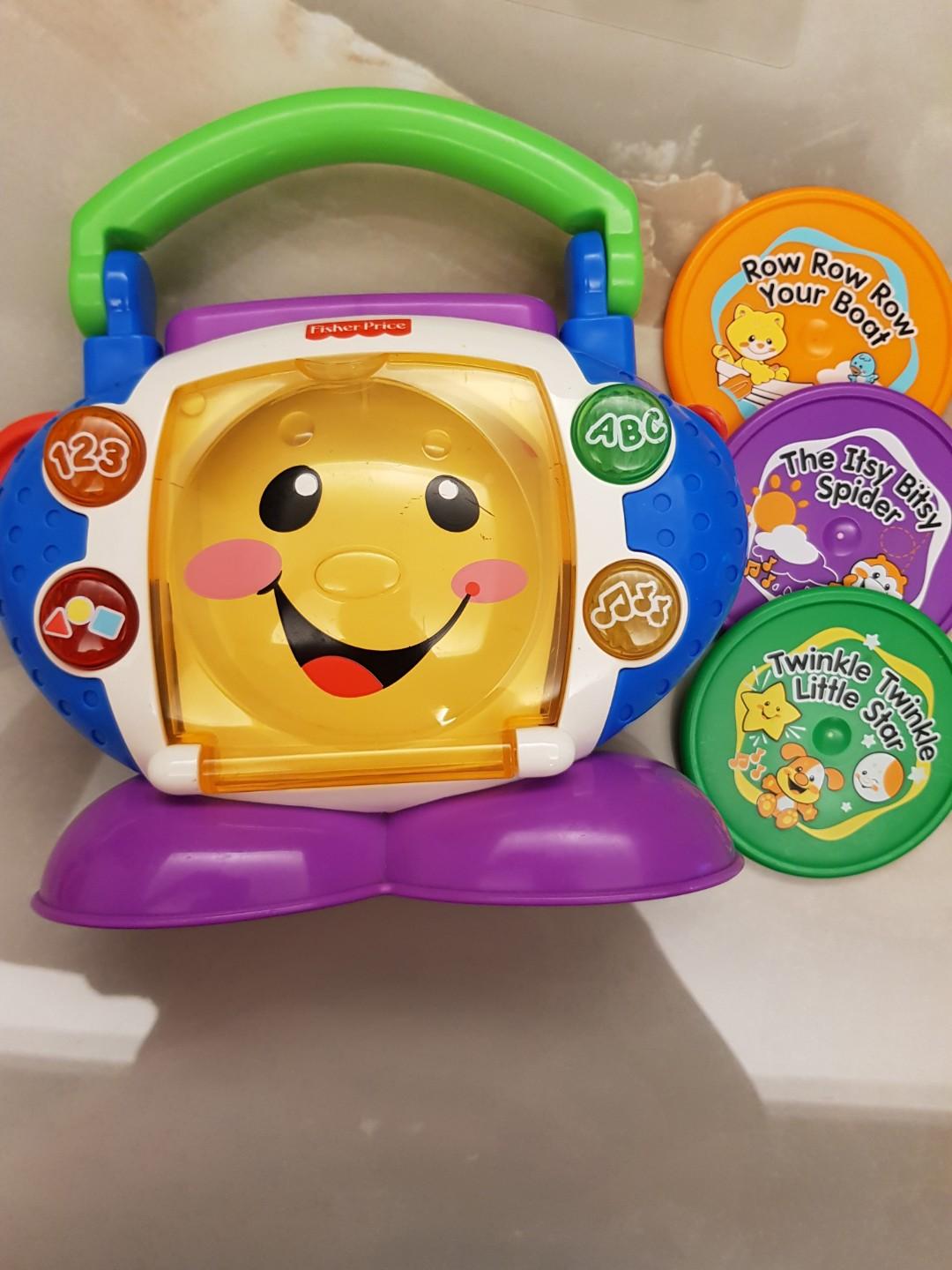 Fisher price sing with me hotsell cd player