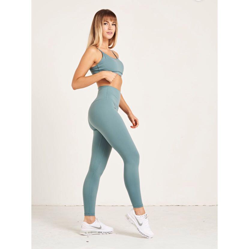 Flexxfit Luxe Leggings Seafoam Women s Fashion Bottoms Jeans Leggings on Carousell