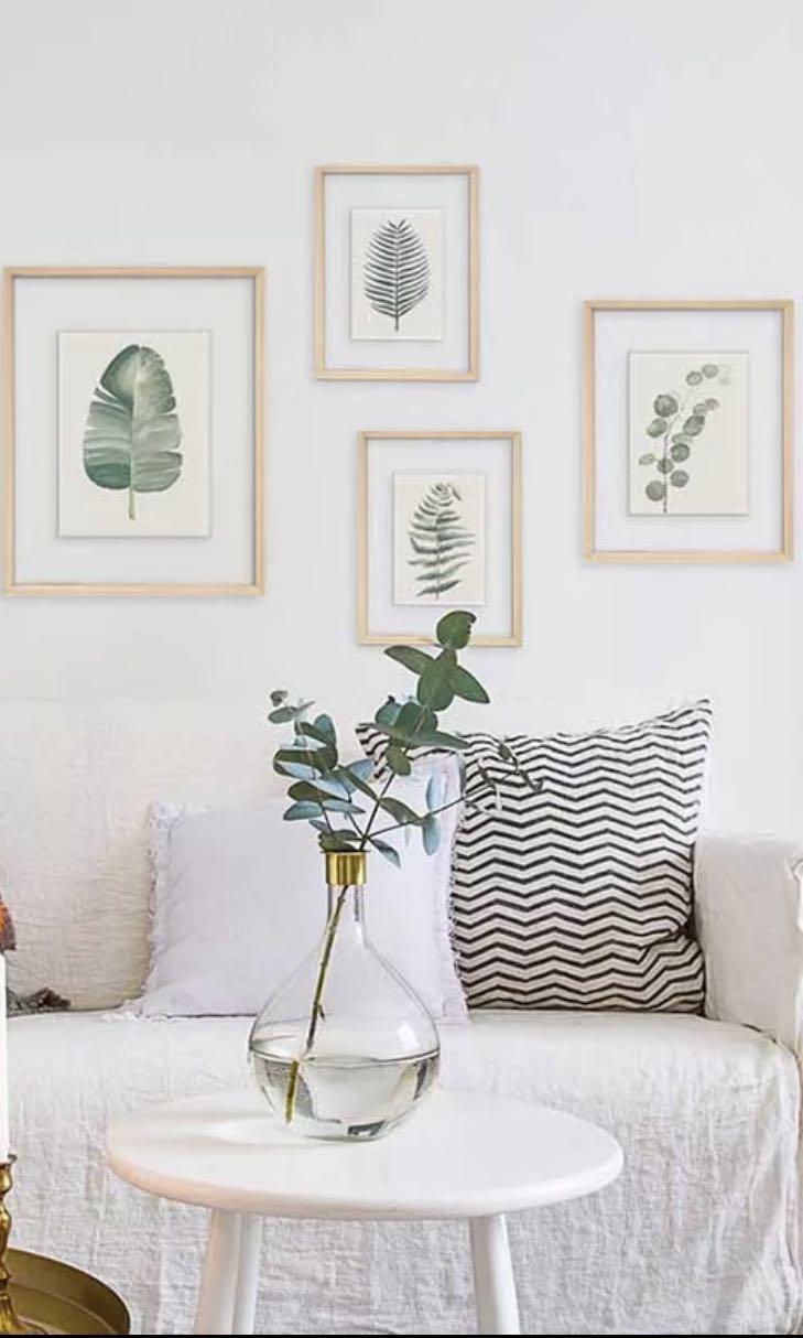 Framed Art Leaf 1 Furniture Home Decor Others On Carousell