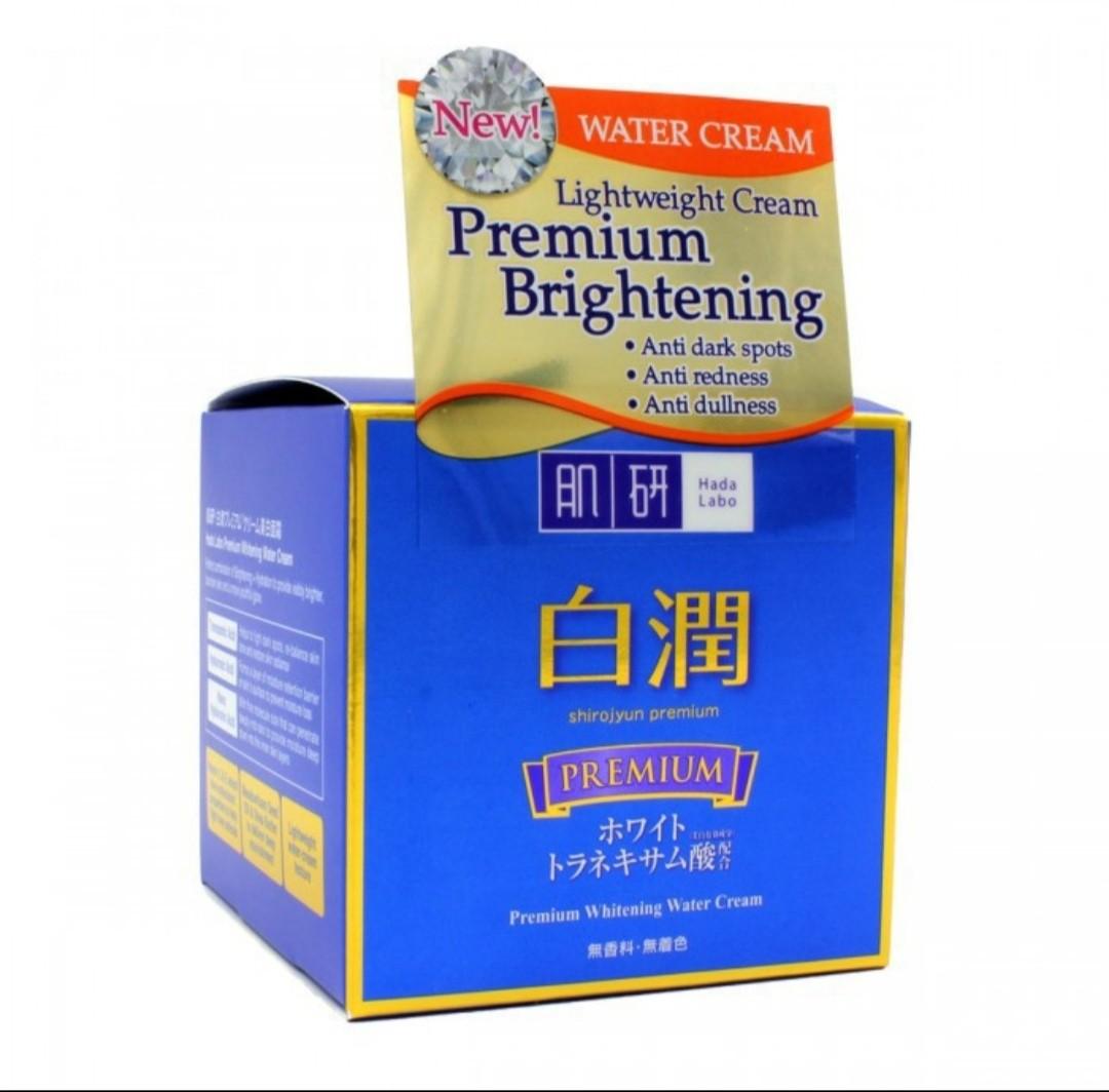 Free Postage Hada Labo Premium Whitening Water Cream 50g Health Beauty Skin Bath Body On Carousell