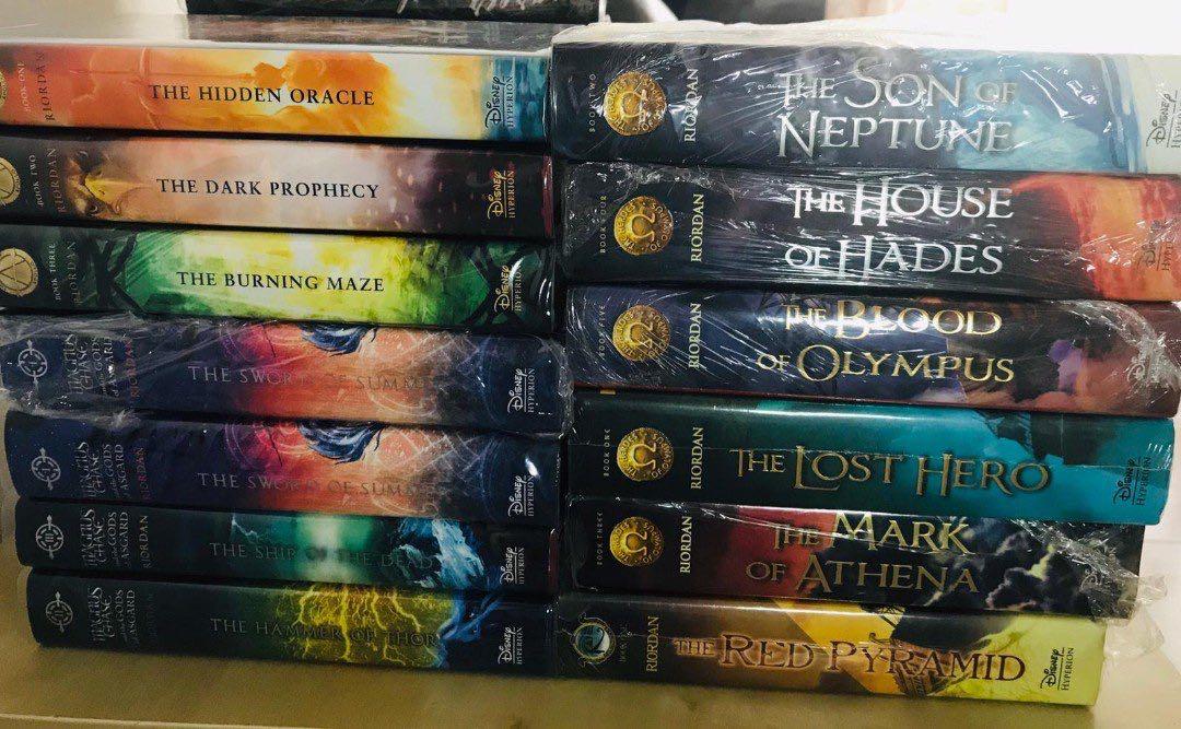 Hardcovers Rare Rick Riordan Heroes Of Olympus Magnus Chase And The Gods Of Asgard The Trials Of Apollo Books Stationery Fiction On Carousell