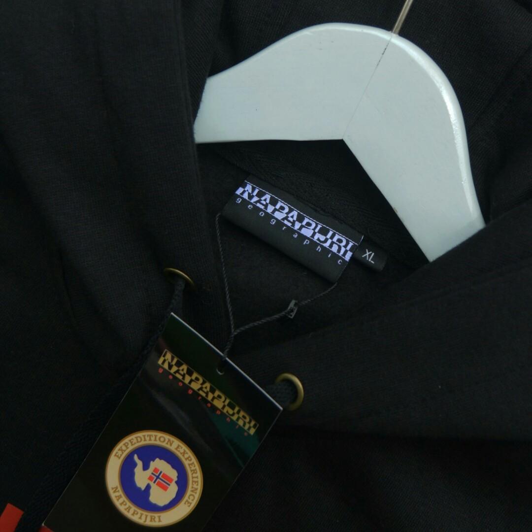 Hoodie napapijri benoos black Fesyen Pria Pakaian Baju Luaran