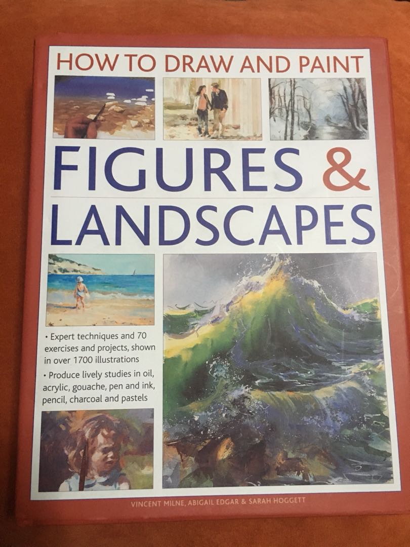How to draw and paint figures & landscapes, Hobbies & Toys, Books