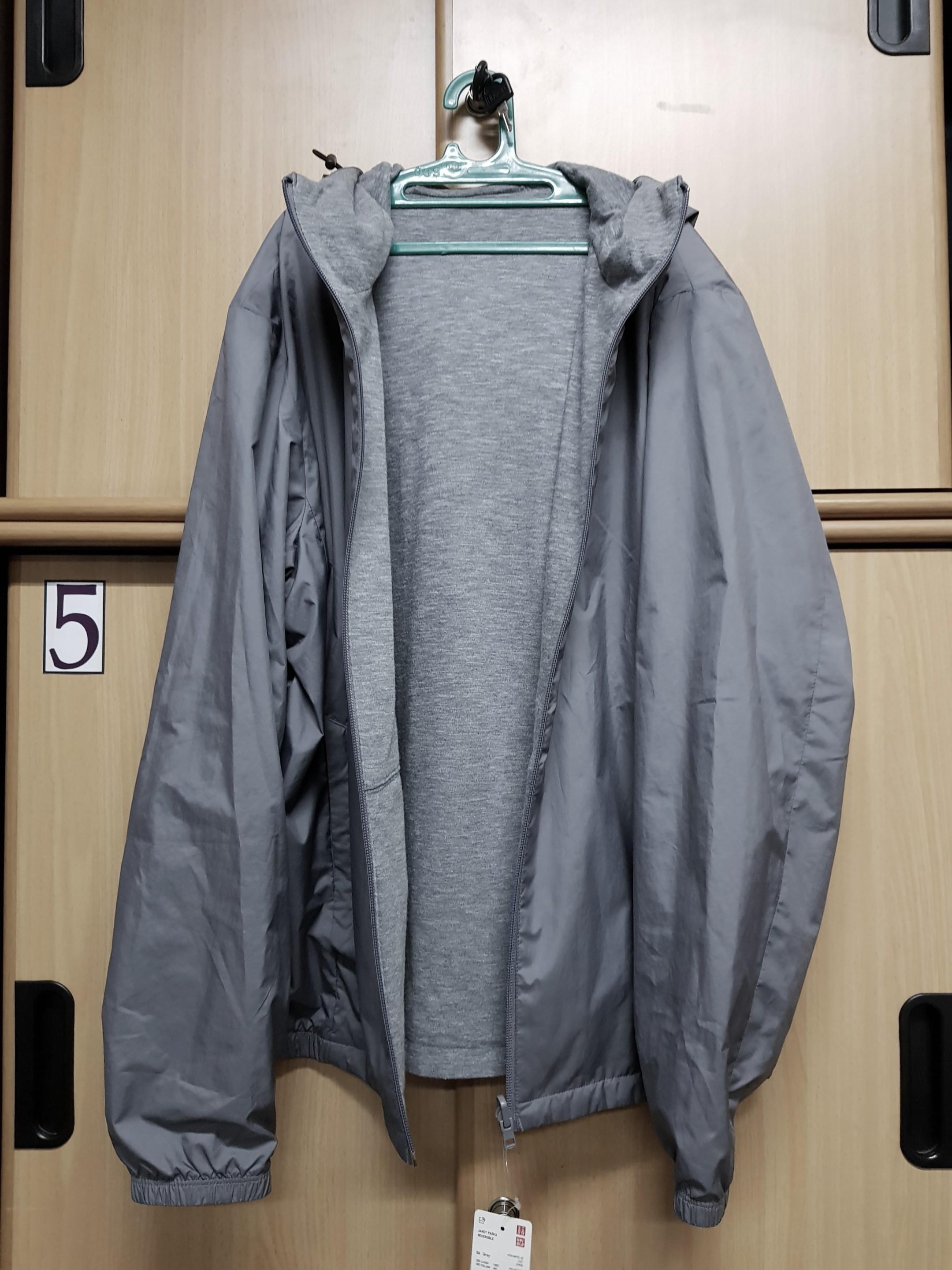 JAKET UNIQLO PARKA REVERSIBLE UNIQLO