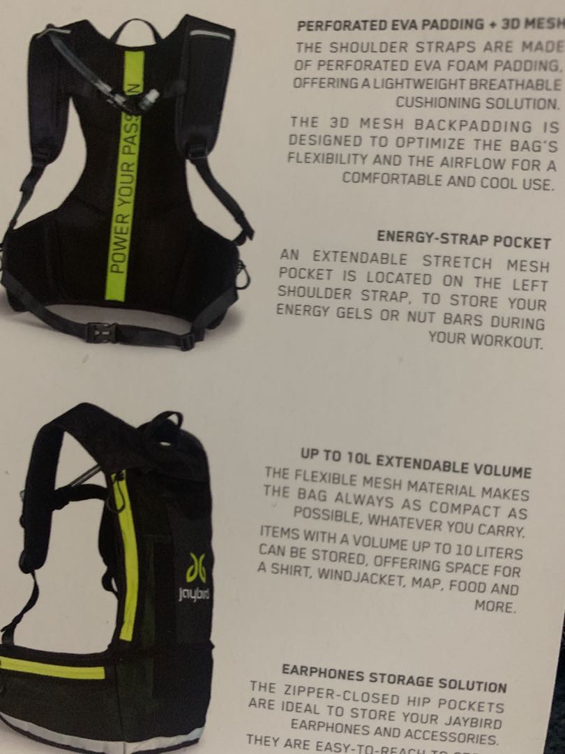 Jaybird hydration backpack 2025