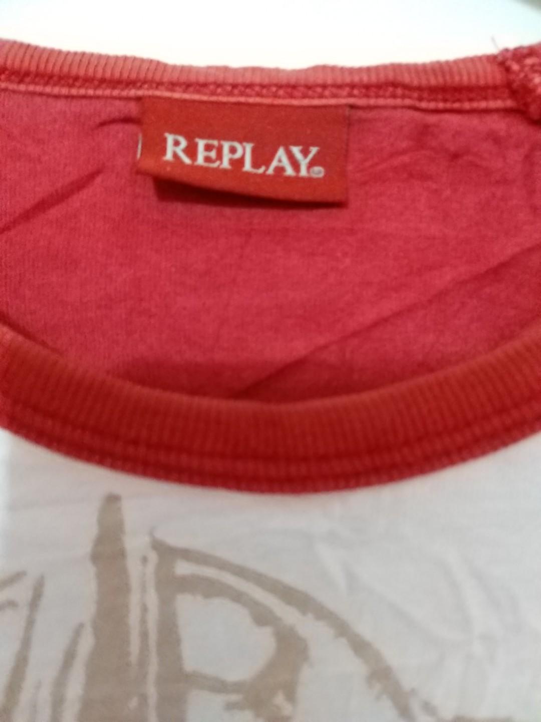 Kaos pria branded jepang Replay M 