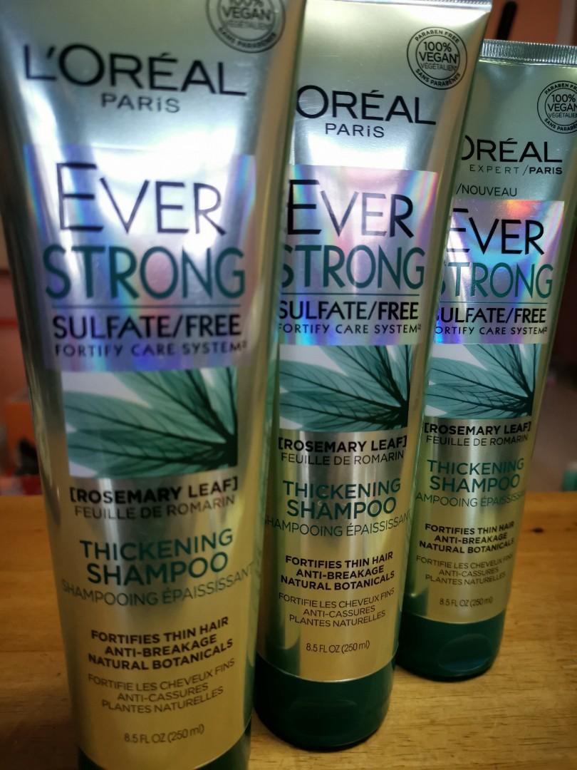 Loreal Ever Strong Shampoo, Beauty & Personal Care, Hair on Carousell