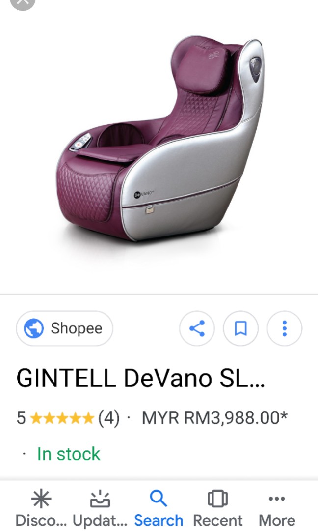 Massage Chair Almost New Furniture Tables Chairs On Carousell