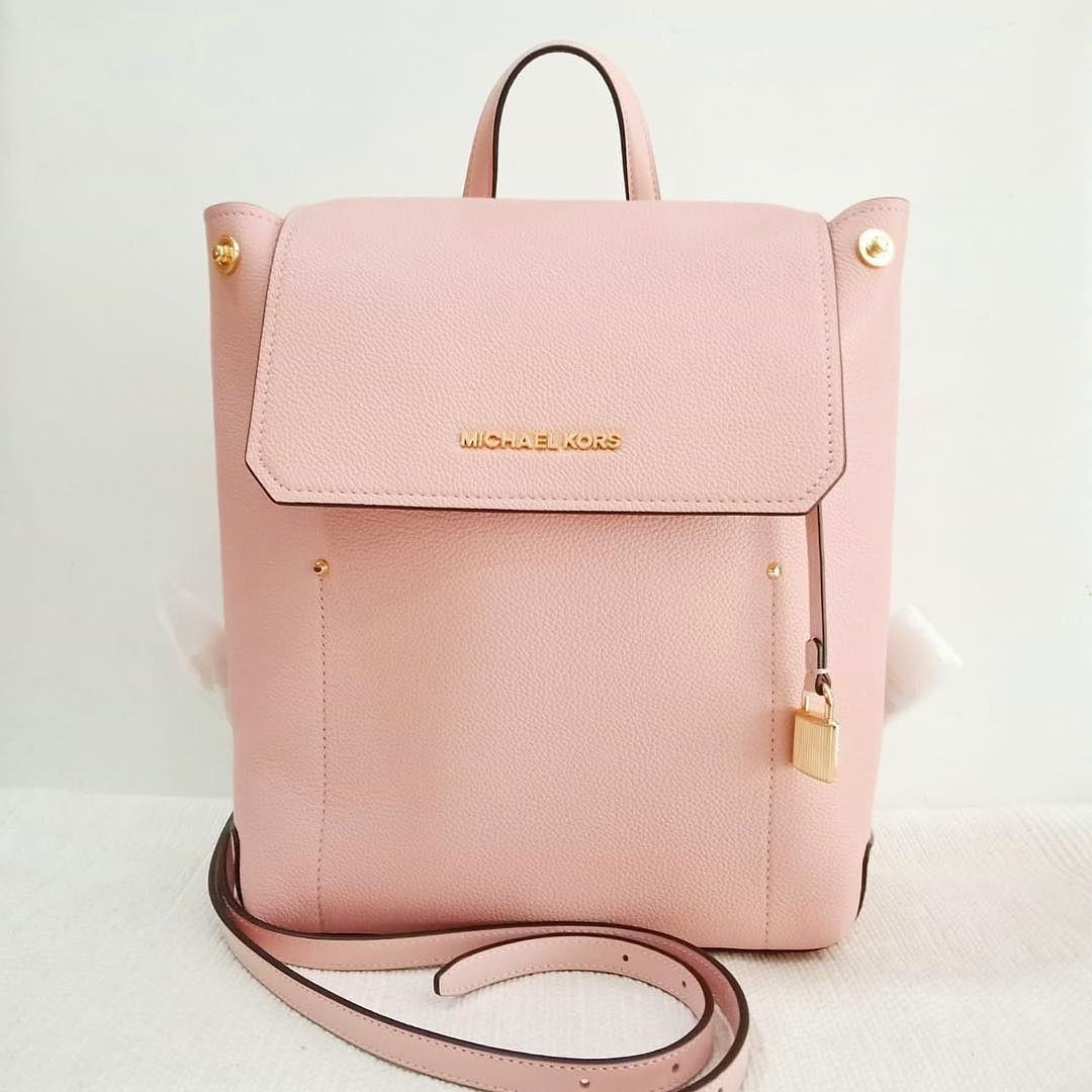 Michael kors hayes medium leather backpack bag cheap