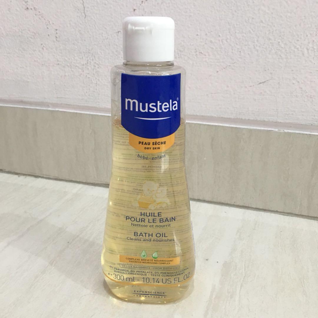 mustela baby bath oil