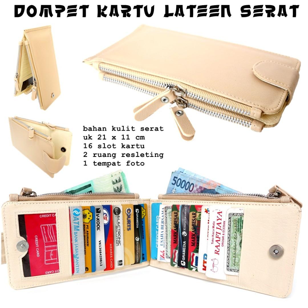 New Dompet Kartu Lipat Wanita Branded Lateen Biru Murah Barang Mewah Tas Dompet Di Carousell