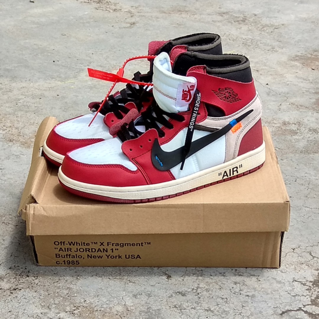 nike air off white red