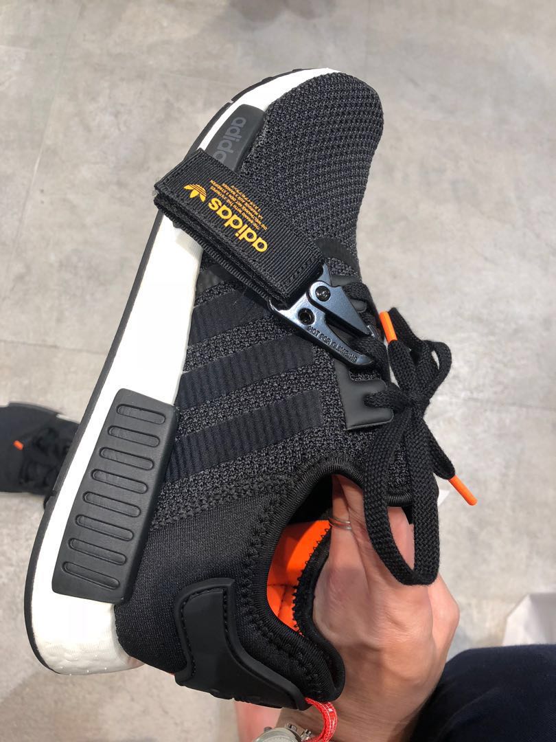 adidas nmd core black solar orange