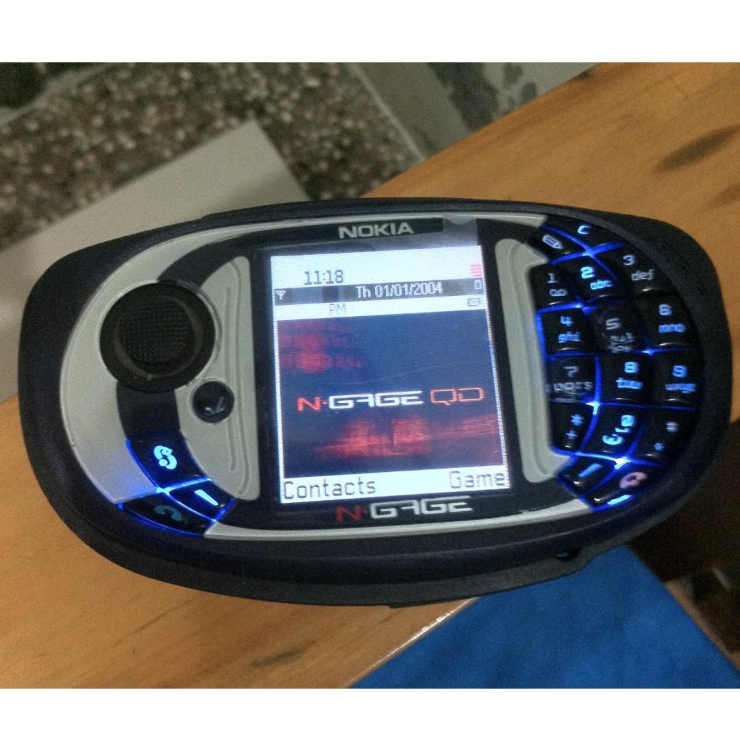 Nokia N Gage Qd Modif Ananlog Mmc 2 Gb Telepon Seluler Tablet Lainnya Di Carousell