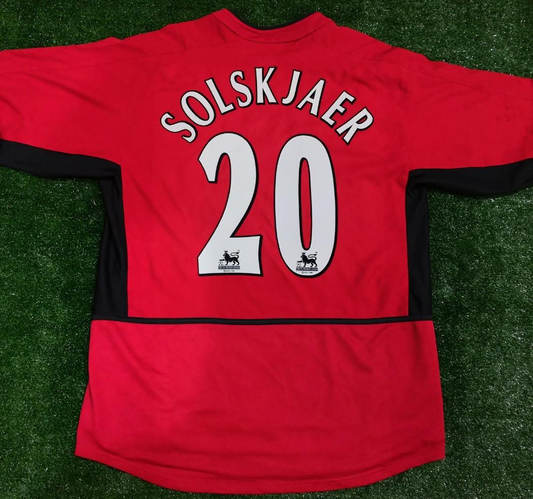 Ole gunnar solskjaer jersey on sale