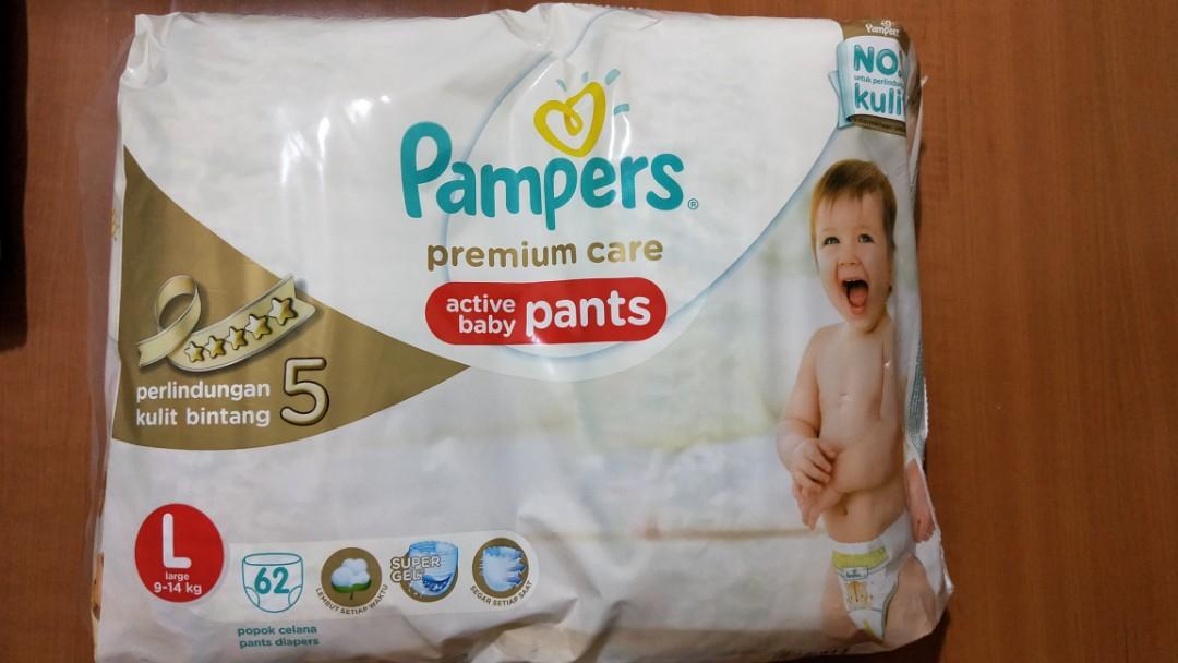 pampers premium care active baby pants