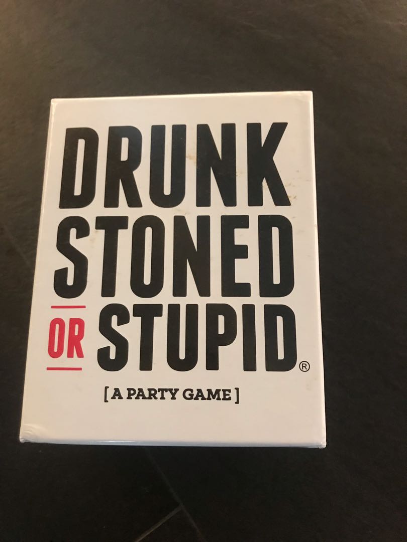 Party card game - Drunk Stoned or Stupid, Hobbies &amp; Toys, Toys &amp; Games ...