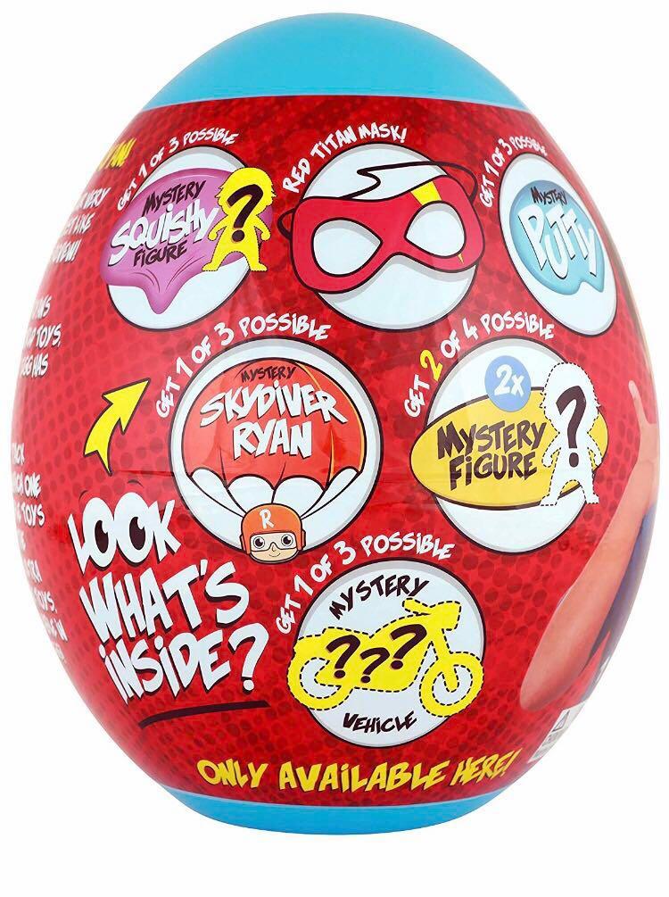 Ryan's world egg blue top