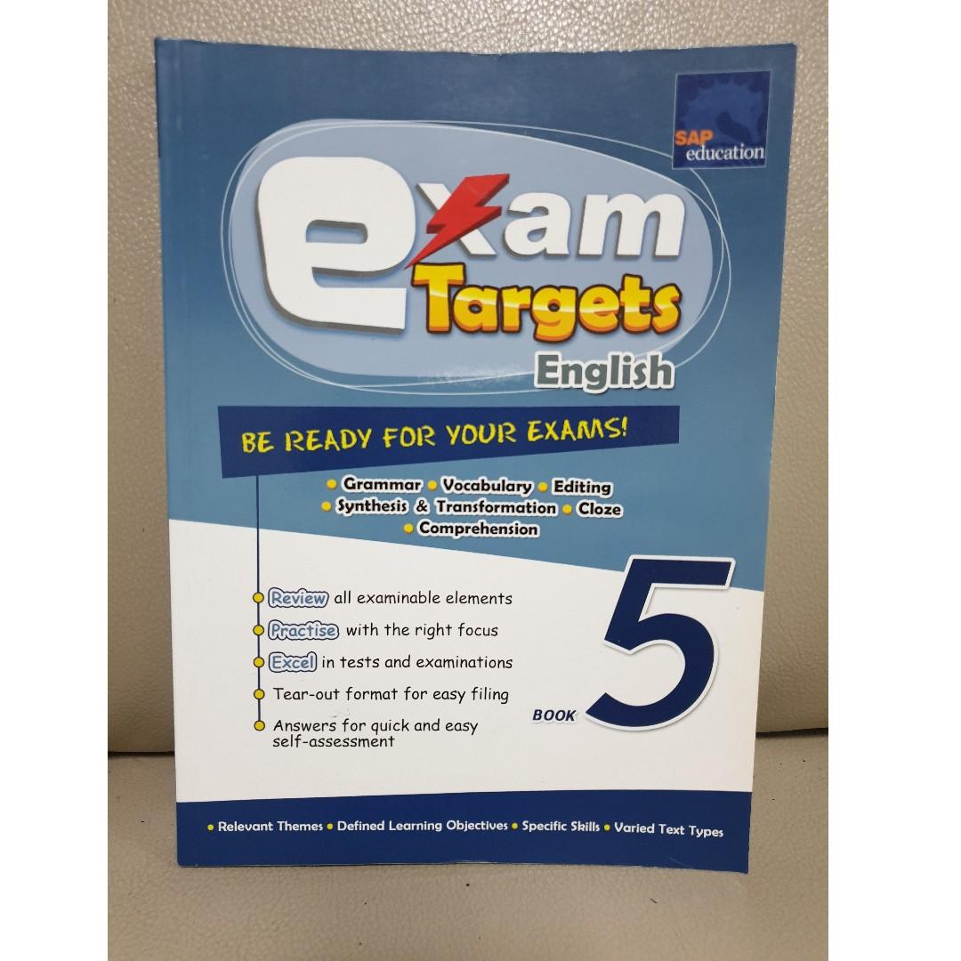 Primary 5 Exam Targets English Assessment Book Books Stationery Textbooks Primary On Carousell