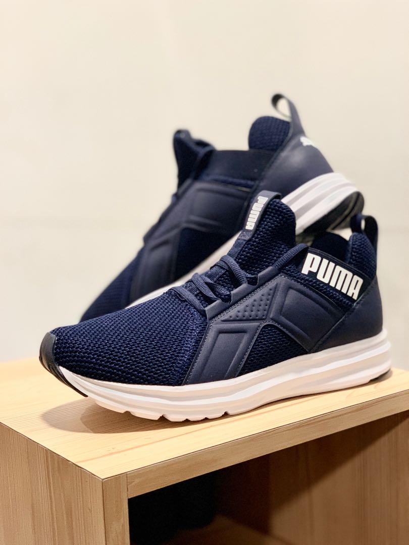 puma mesh running shoes